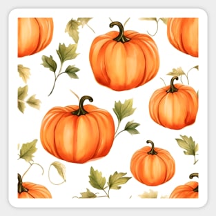 Pumpkin Pattern 18 Sticker